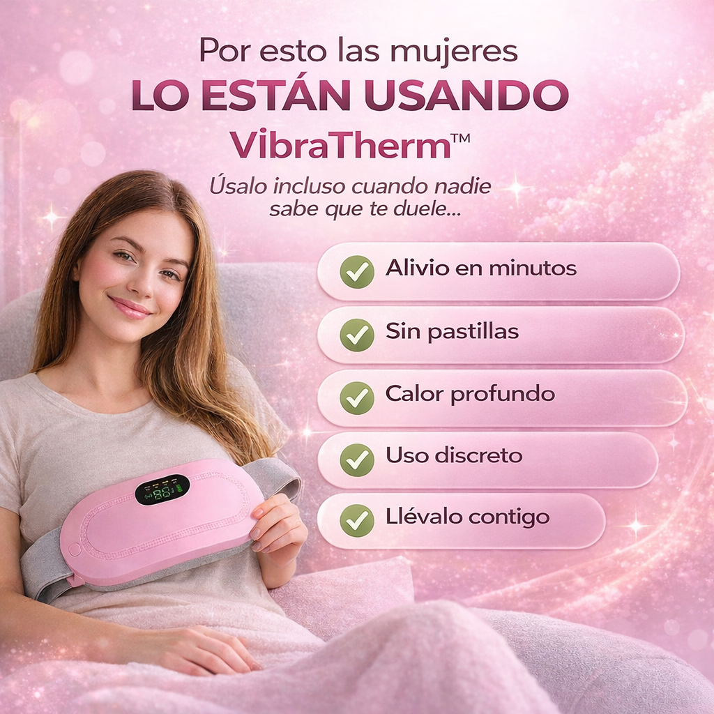 VibraTherm™ | Masajeador térmico para alivio menstrual