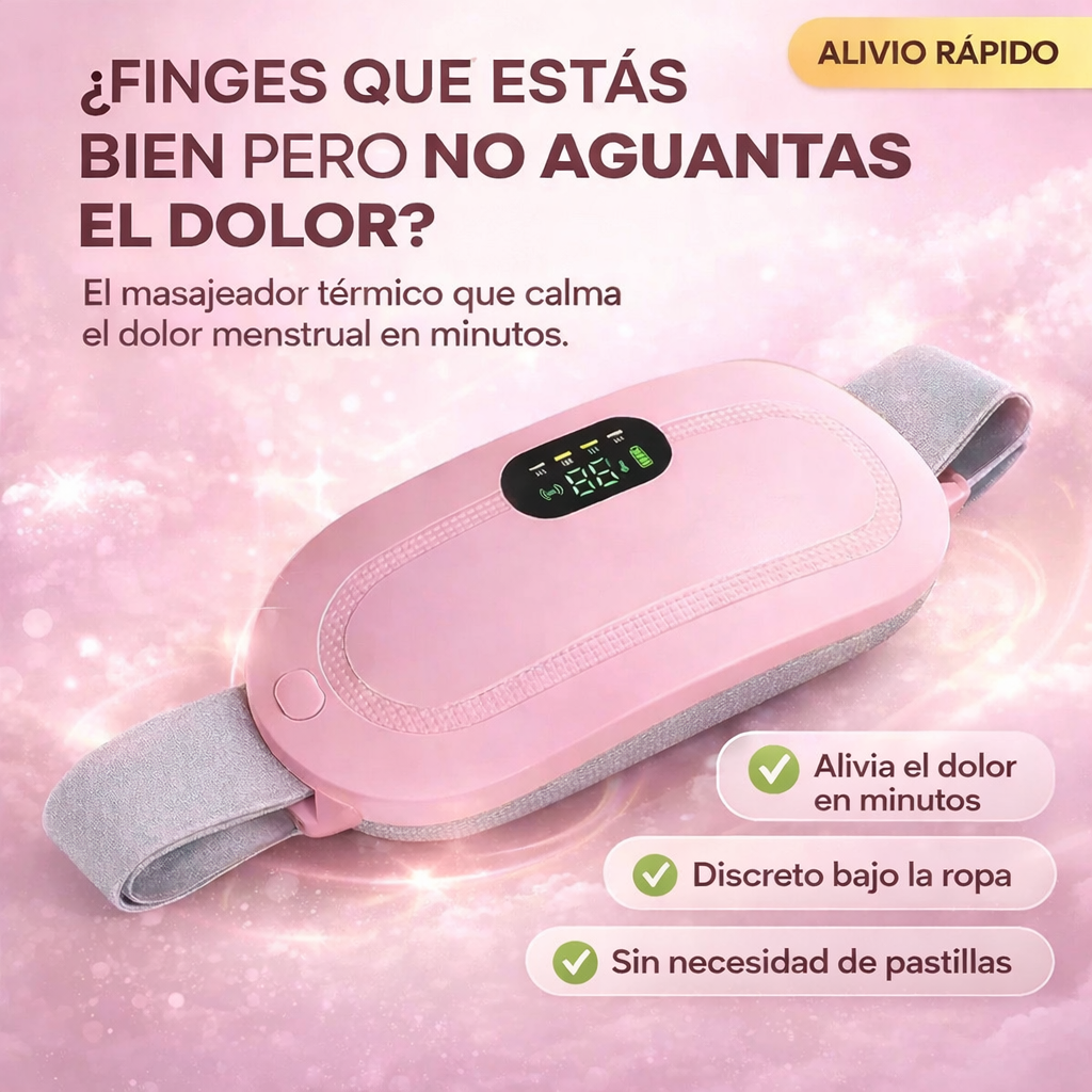 VibraTherm™ | Masajeador térmico para alivio menstrual